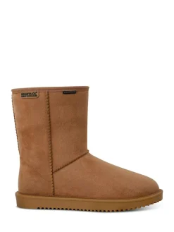 Regatta Brown Risley Mid Length Cosy Faux Fur Lined Waterproof Boots^Women Sportswear|Boots & Wellies