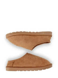 Sale Regatta Solace Slipper Faux Fur Slippers Brown