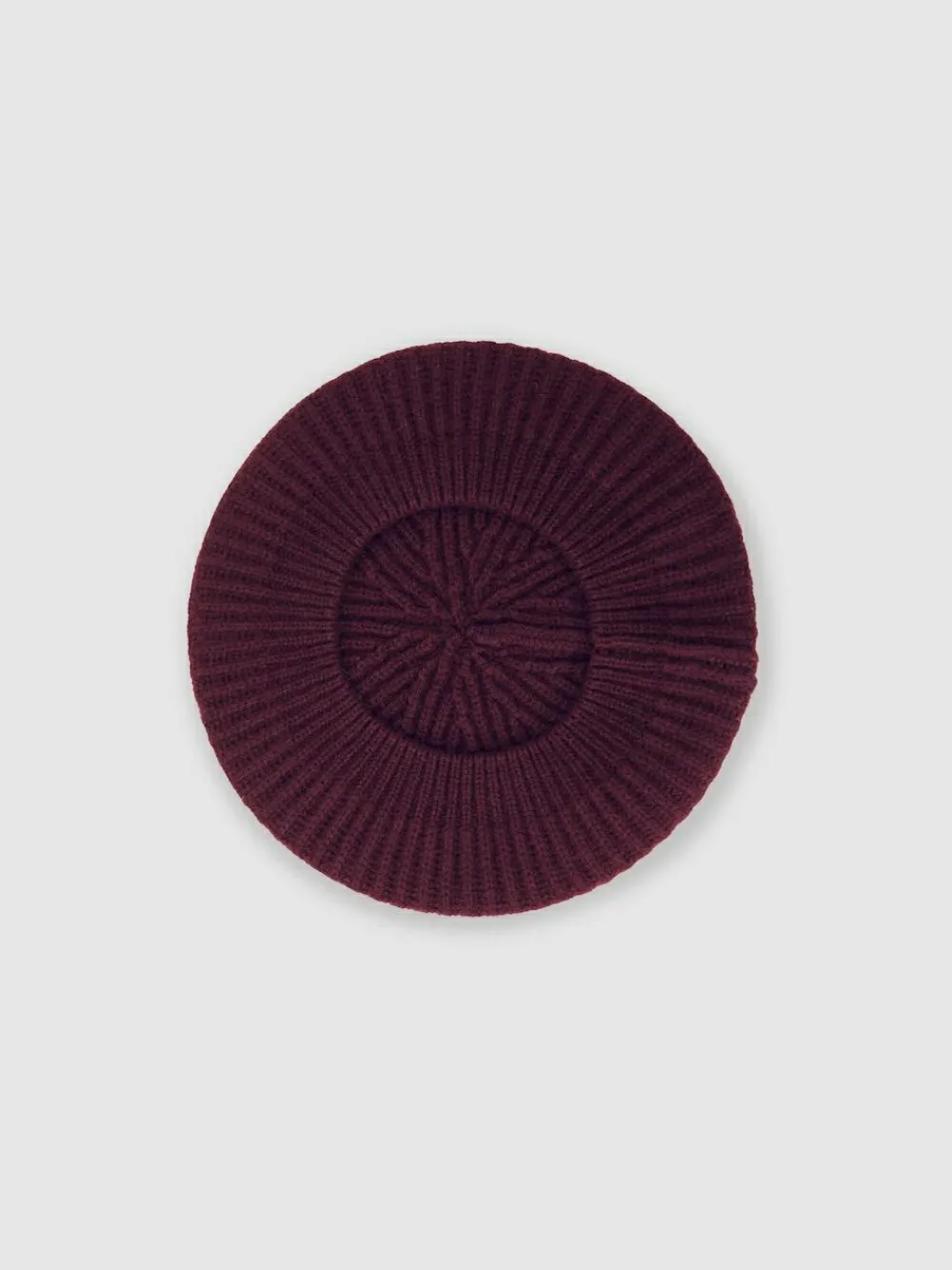 Clearance Reiss Berry Beatrice 9-12 yrs Wool Blend Rib Knit Beret With Cashmere