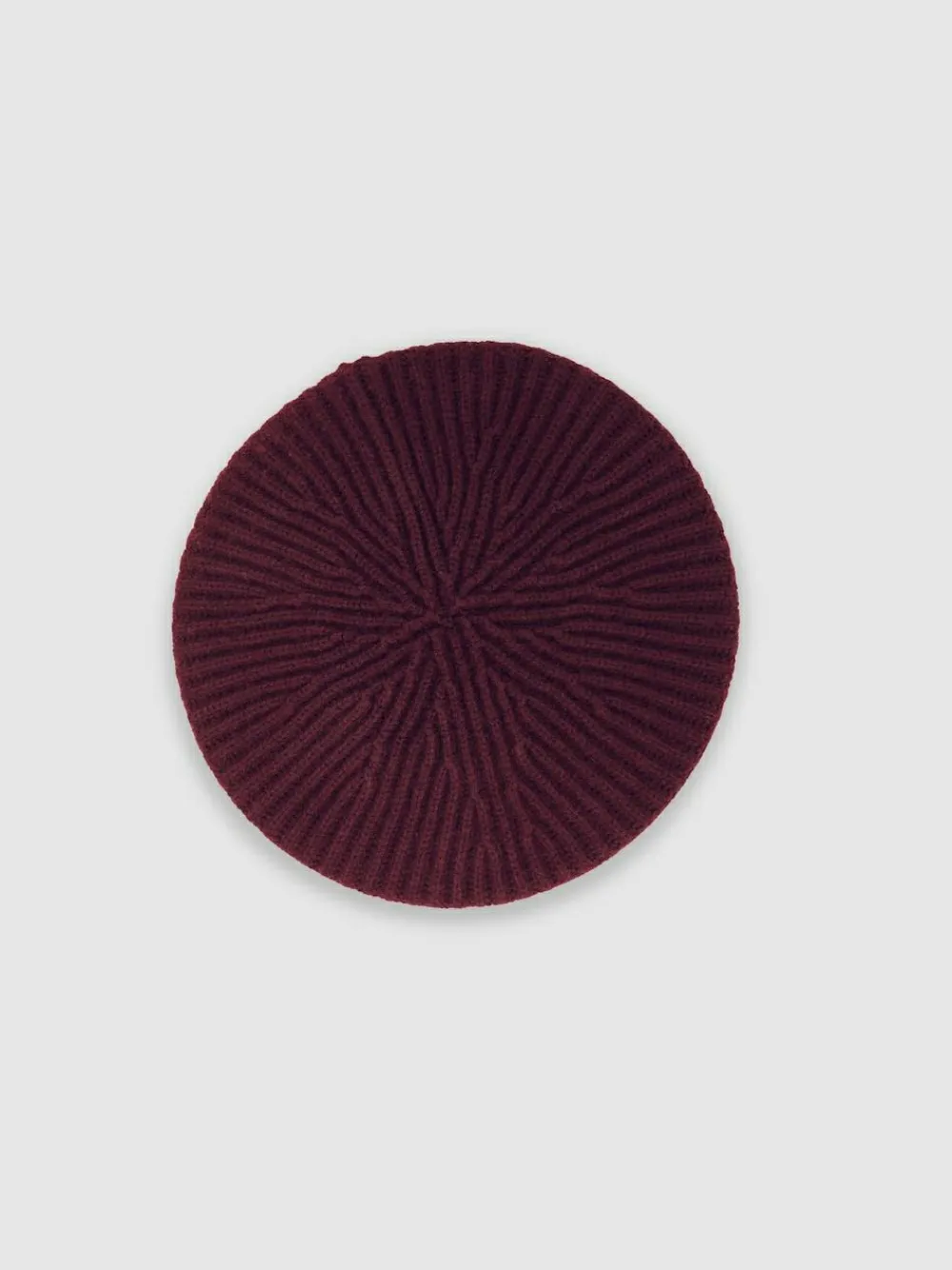 Reiss Berry Beatrice 13-14 yrs Wool Blend Rib Knit Beret With Cashmere^ Hats