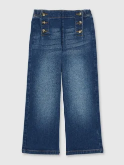 Outlet Reiss Blue Carmelle 3-9 yrs Straight-Leg Sailor Jeans