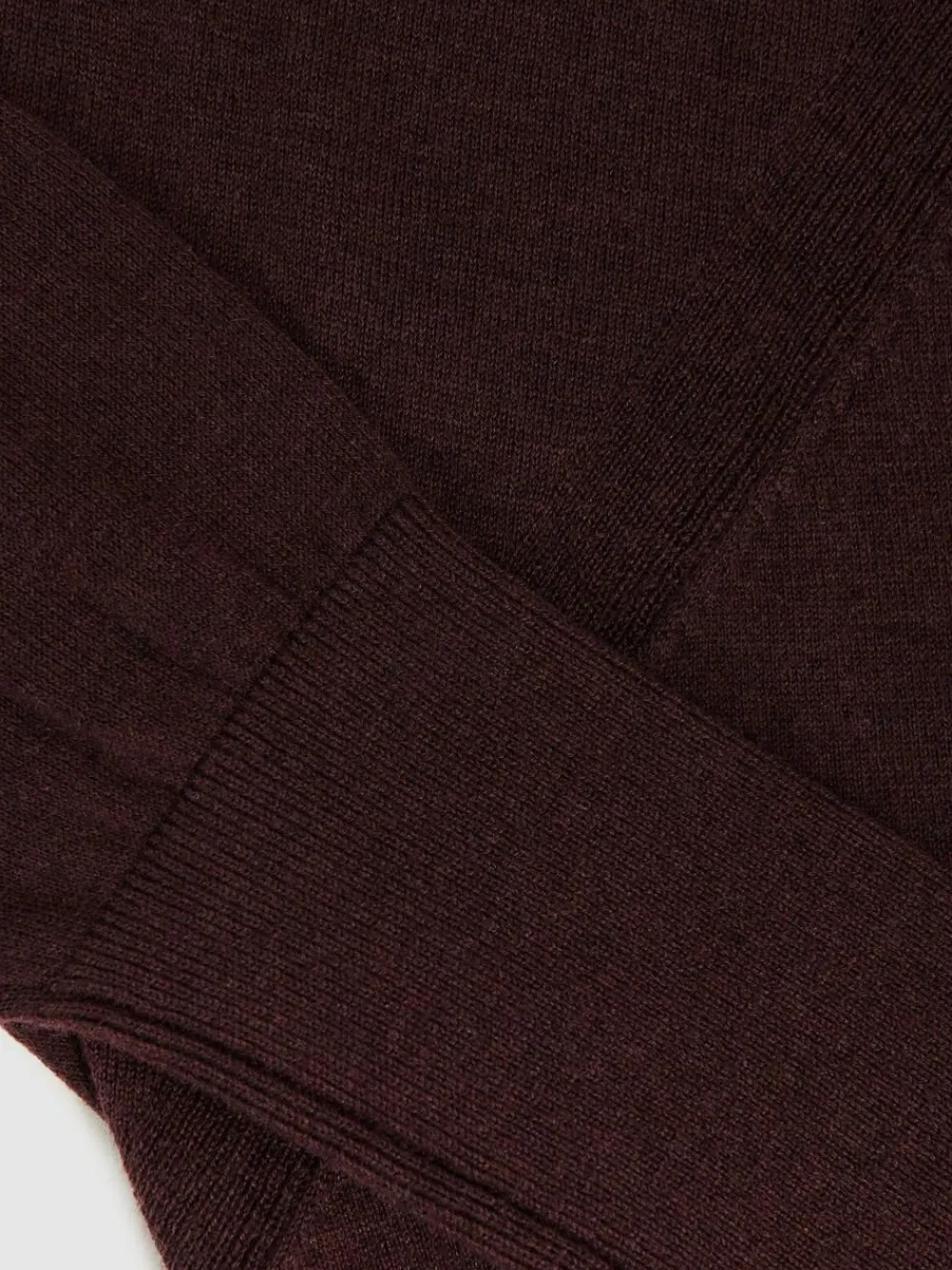 Sale Reiss Alexis Wool Scarf-Tie Draped Jumper Burgundy