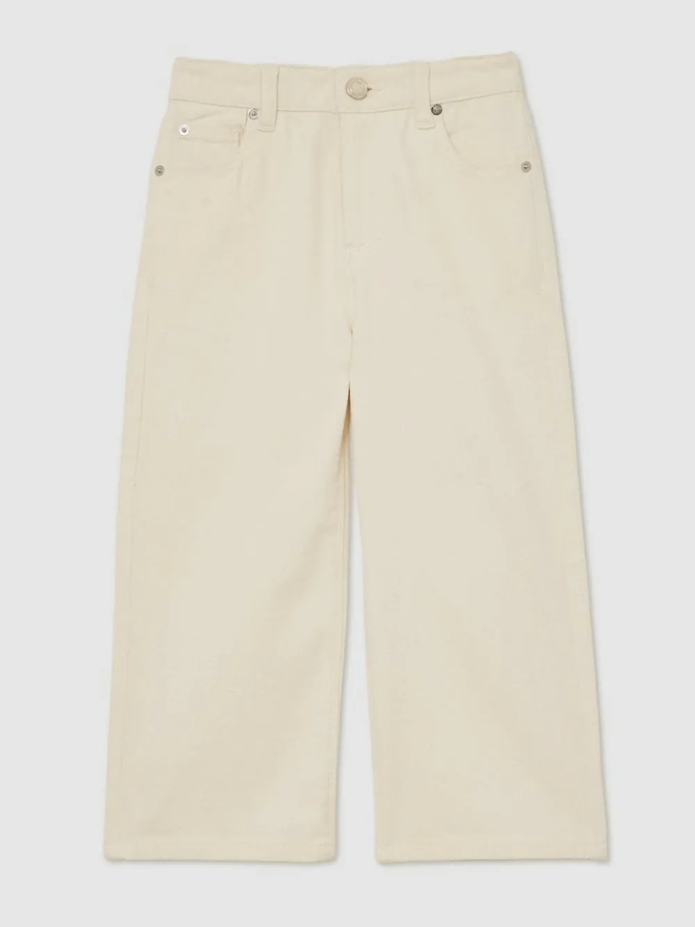 Online Reiss Sky 3-9 yrs Wide-Leg Jeans Ecru