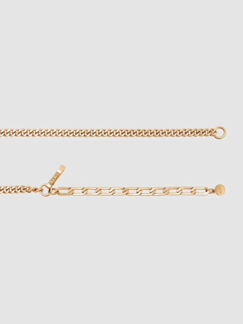 Reiss Gold Georgia Chain-Link Belt^Women Belts