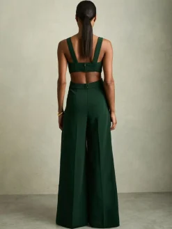 Reiss Dion Wide-Leg Cut-Out Jumpsuit^Women Jumpsuits & Playsuits