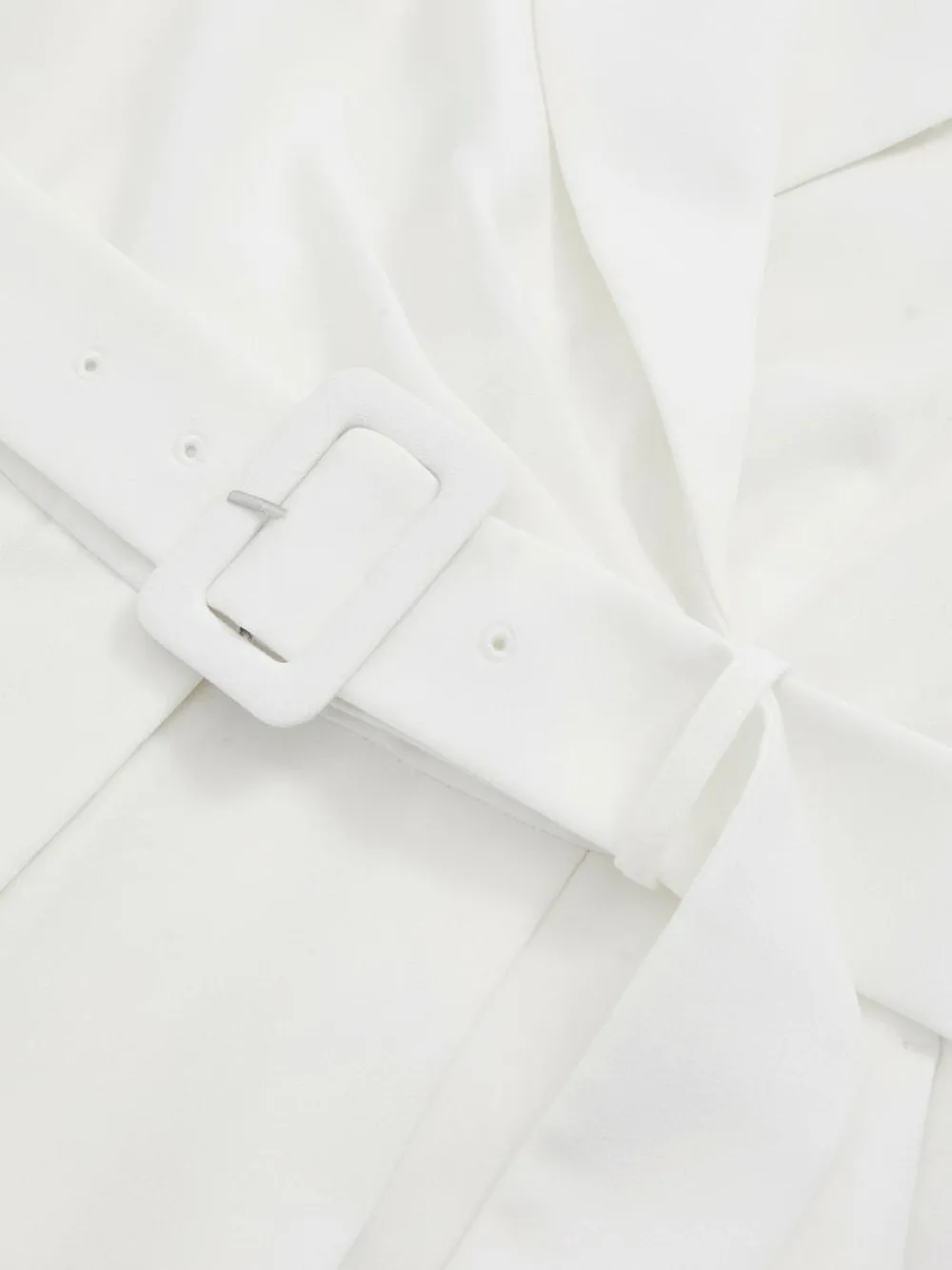 Reiss Ivory Flora Sheer-Sleeve Wide-Leg Tuxedo Jumpsuit^Women Jumpsuits & Playsuits