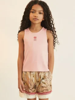Online Reiss Khaki Sammie 9-13 yrs | NYBG Satin Floral-Print Shorts