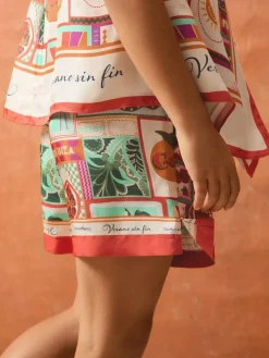 Best Reiss Multi Marissa 4-9 yrs SmileyWorld | Motif-Print Shorts