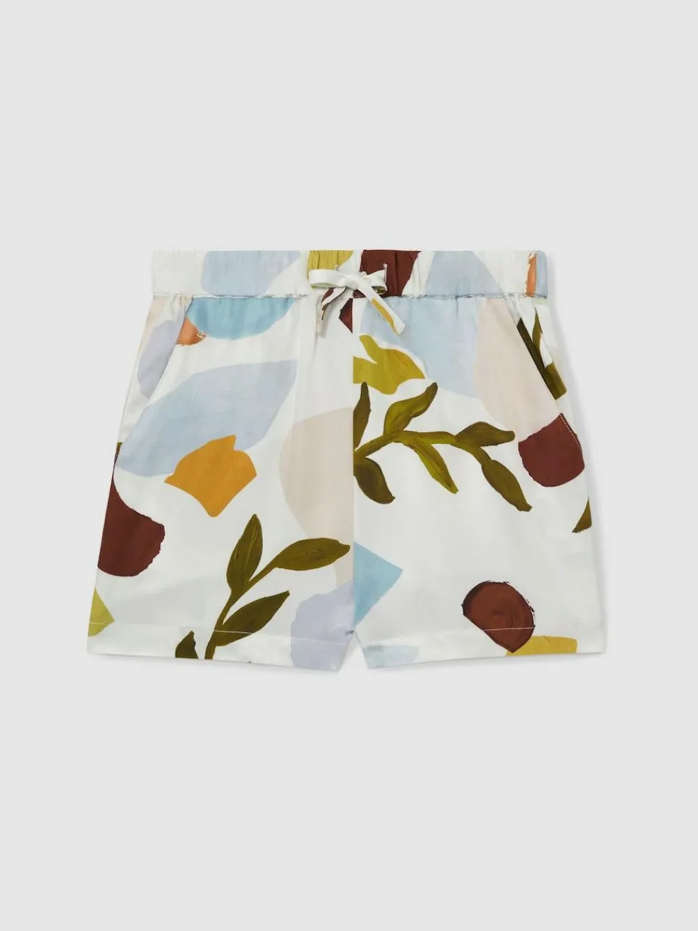 Sale Reiss Tommi 4-9 yrs Printed Drawstring-Waist Shorts Multi