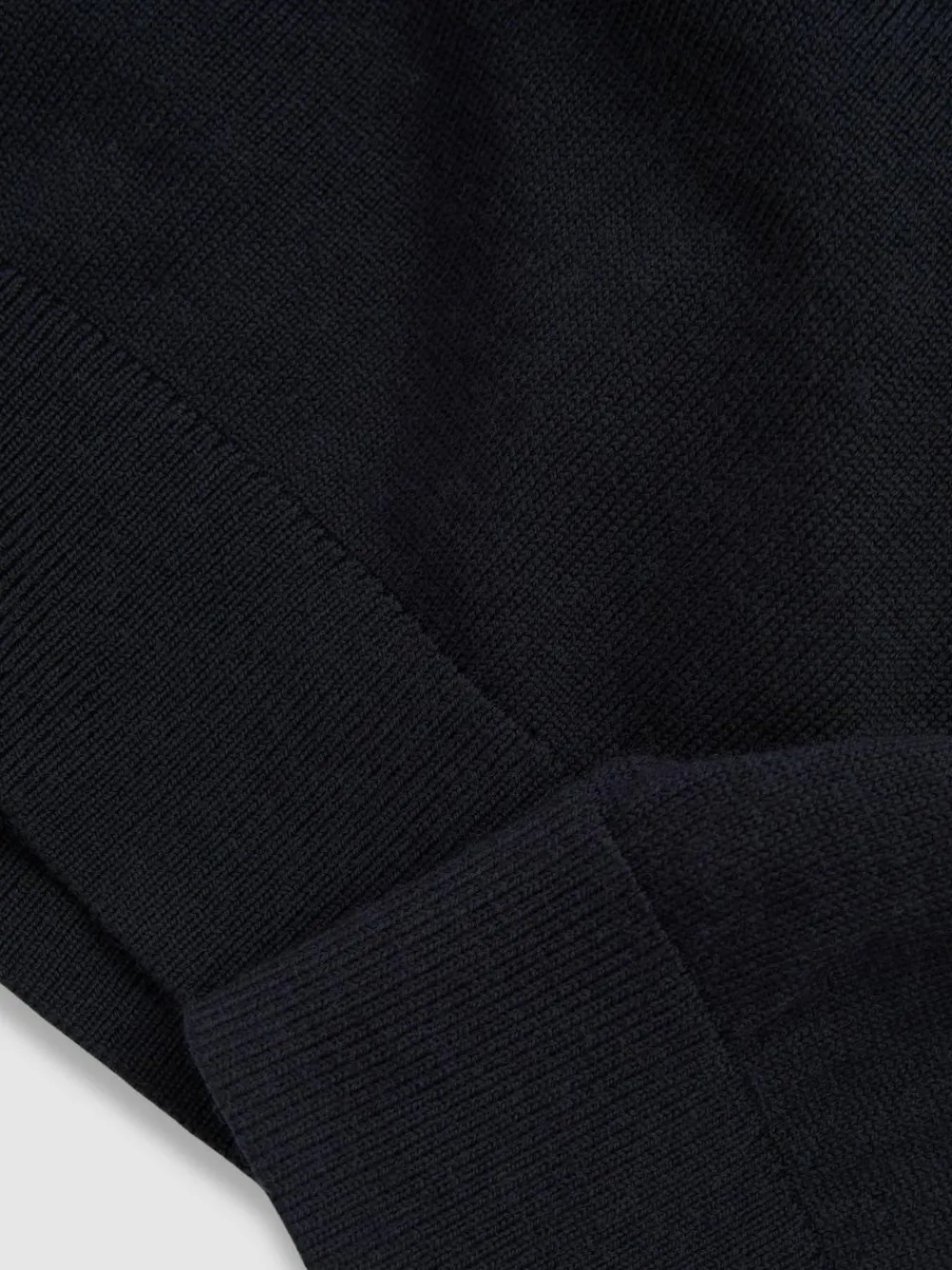 Online Reiss Navy Blackhall 9-13 yrs Merino Wool Half-Zip Funnel Neck Jumper
