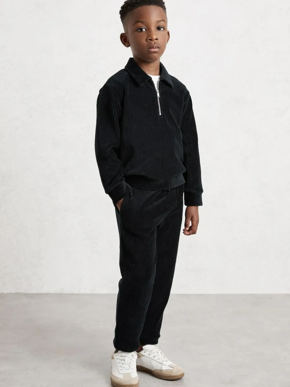 Reiss Navy Caldera 9-13 yrs Corduroy Drawstring Joggers^ Cosy Club