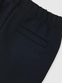 Sale Reiss Navy Peter 3-9 yrs Premium Interlock Drawstring Pintuck Shorts