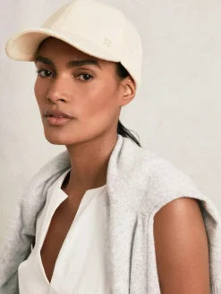 Best Reiss Neutral Cassie Waffle-Knit Baseball Cap