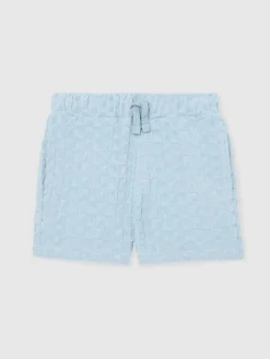 Reiss Soft Blue Piro 3-9 yrs Textured Towelling Shorts^ Shorts