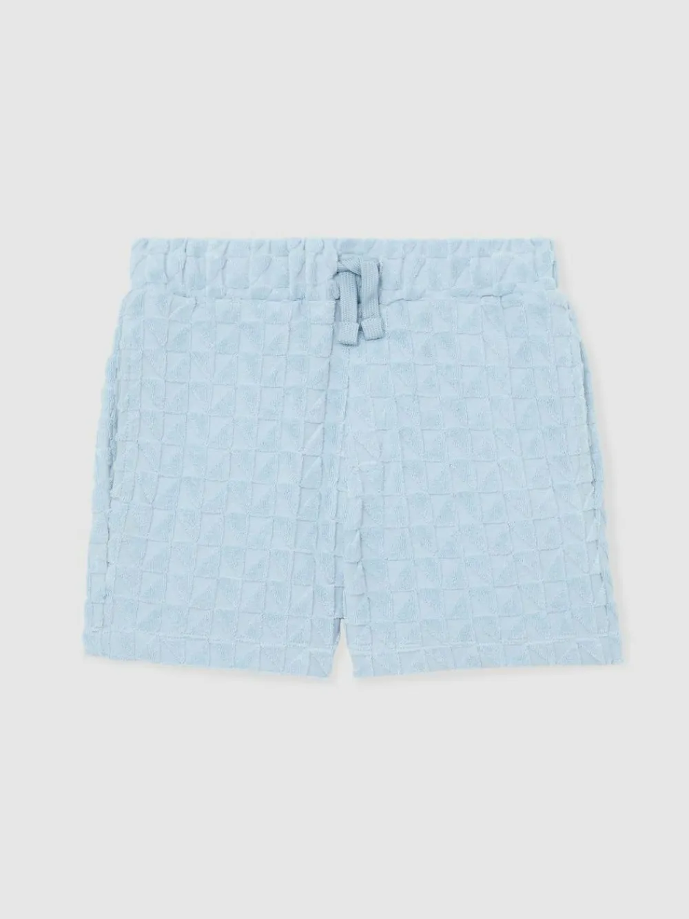 Hot Reiss Soft Blue Piro 9-13 yrs Textured Towelling Shorts