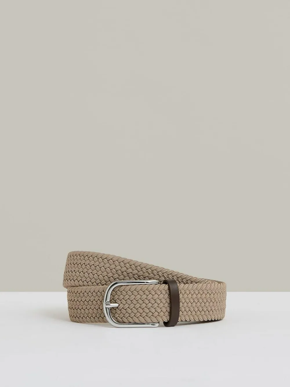 Discount Reiss Elmont Basket Weave Belt Stone