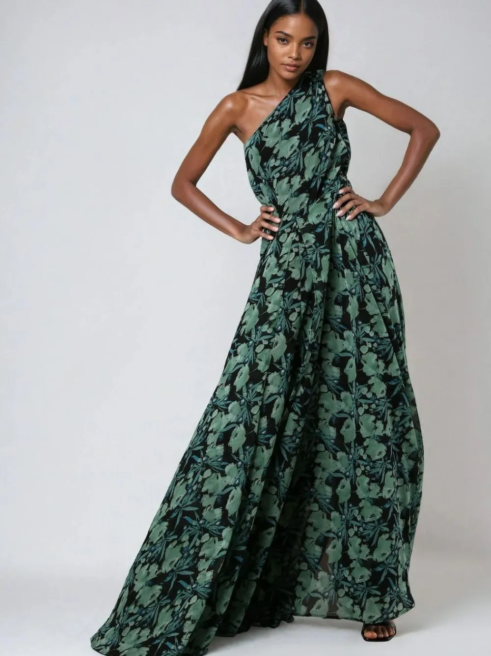 Religion One Shoulder Maxi Dress With Full Skirt^Women Occasion Dresses|Maxi Dresses