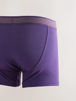 Outlet Next Rich Navy/Purple/Orange 10 pack A-Front Boxers
