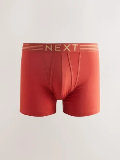 Outlet Next Rich Navy/Purple/Orange 10 pack A-Front Boxers