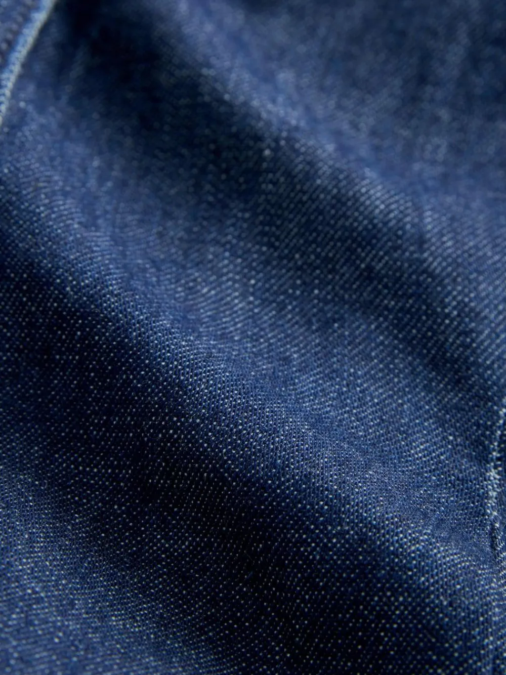 Sale Next Cinch Waist Fitted Long Sleeve Denim Shirt Rinse Blue
