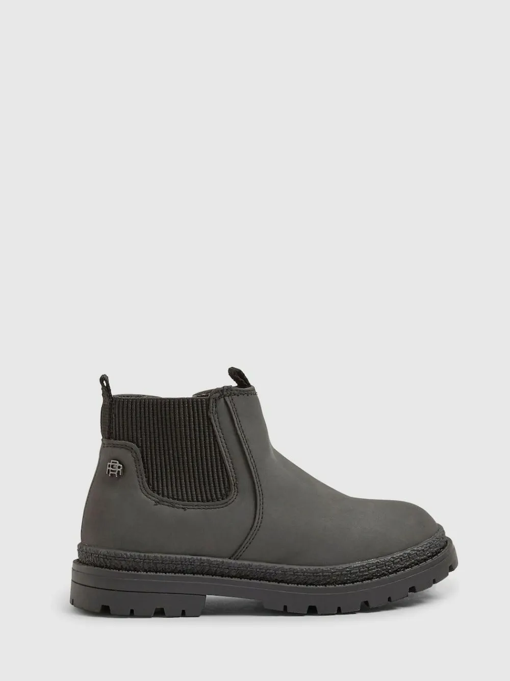 River Island Black Borg Lined Chelsea Boots^BOY Boots|Boots