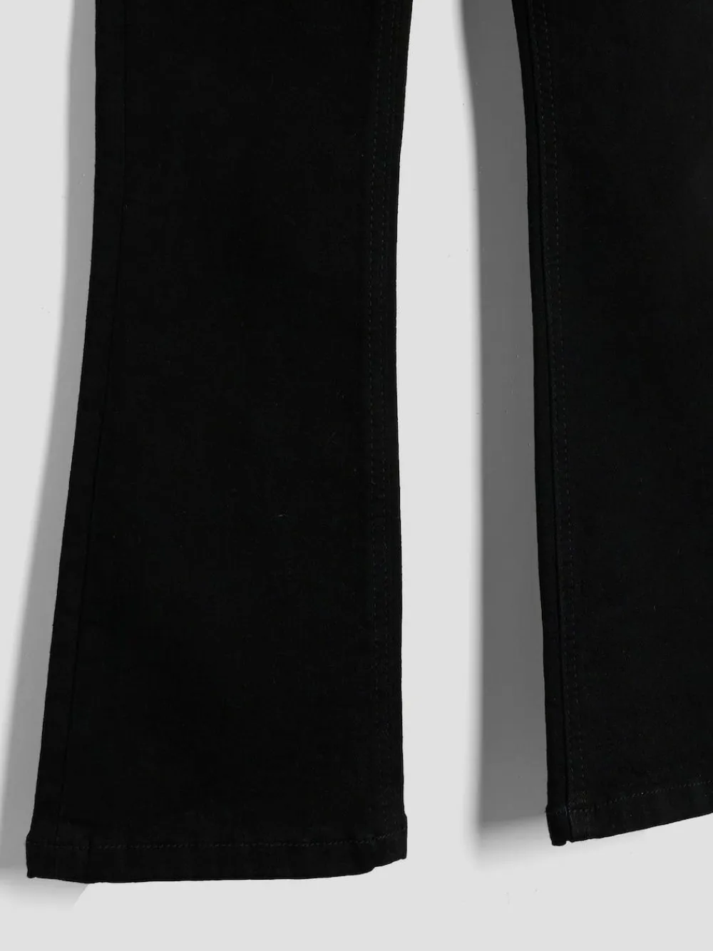 Best River Island Black Key Chain Pocket Flare Jeans
