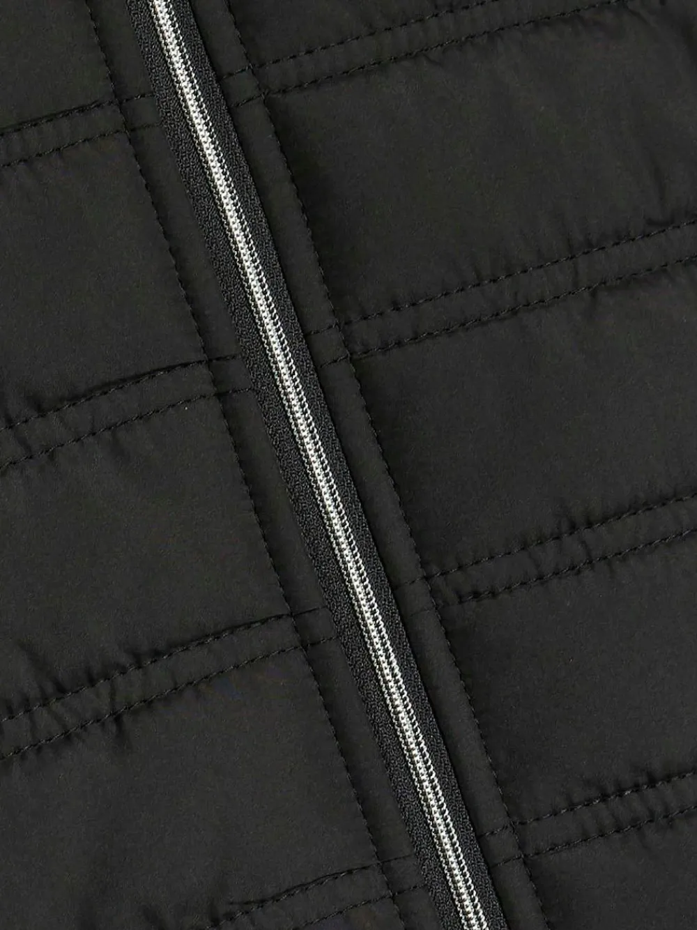 River Island Black Padded Hybrid Hood Jacket^BOY Coats & Jackets|Snowsuits & Coats