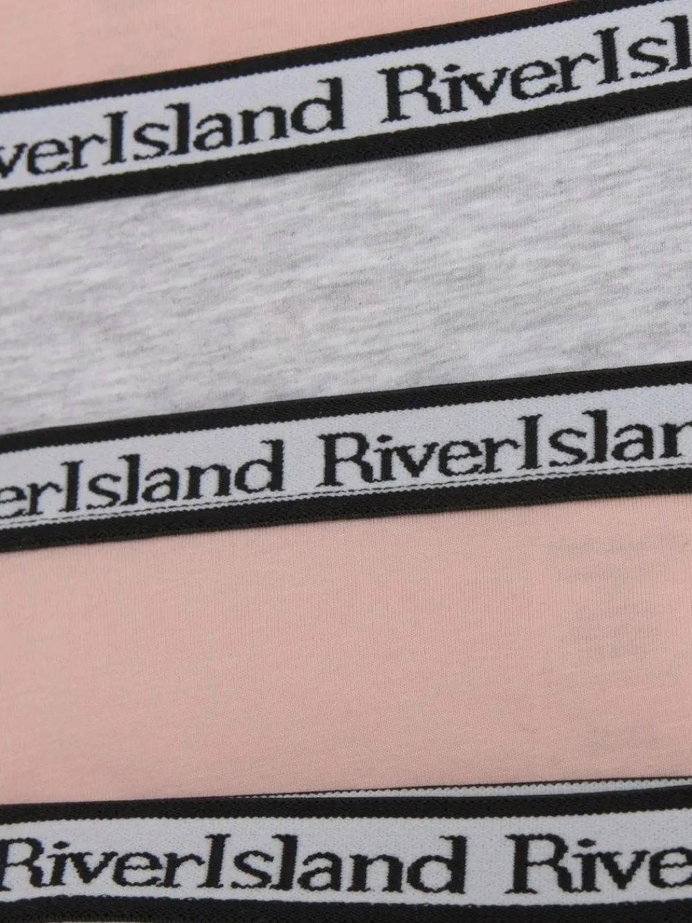 River Island Pink Mix Briefs 5 Pack^ Underwear