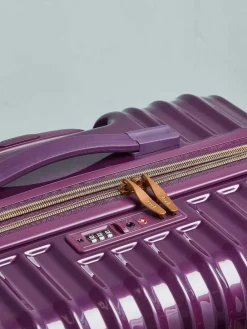 Rock Luggage Large Selene Suitcase Purple