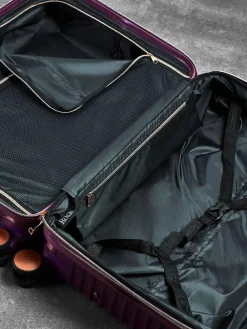Rock Luggage Large Selene Suitcase Purple