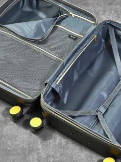 Hot Rock Luggage Medium Aria Suitcase Grey