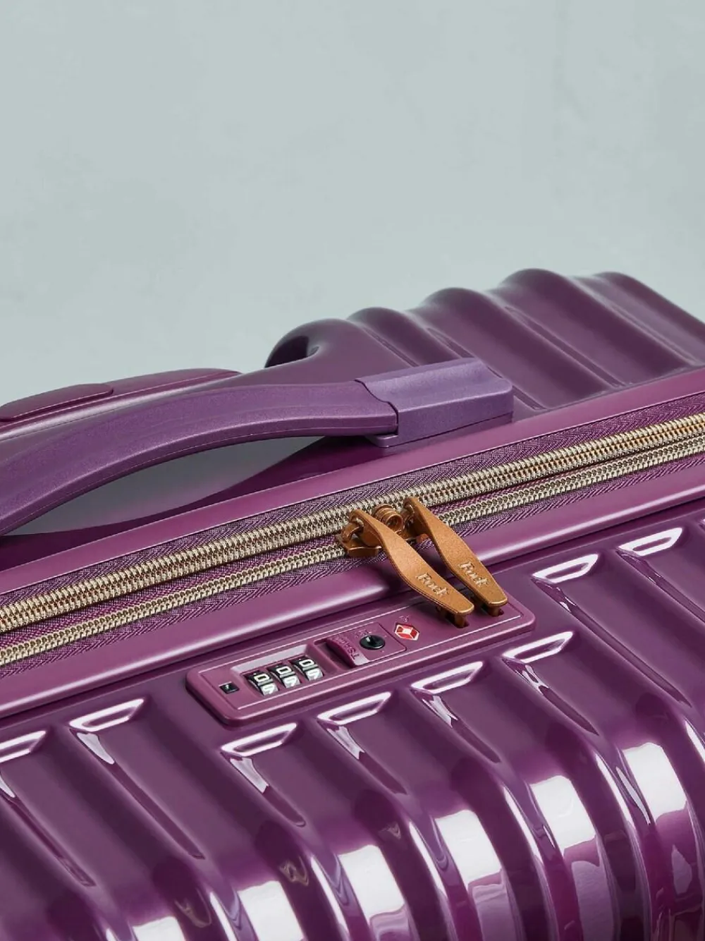 New Rock Luggage Selene Cabin Suitcase Purple