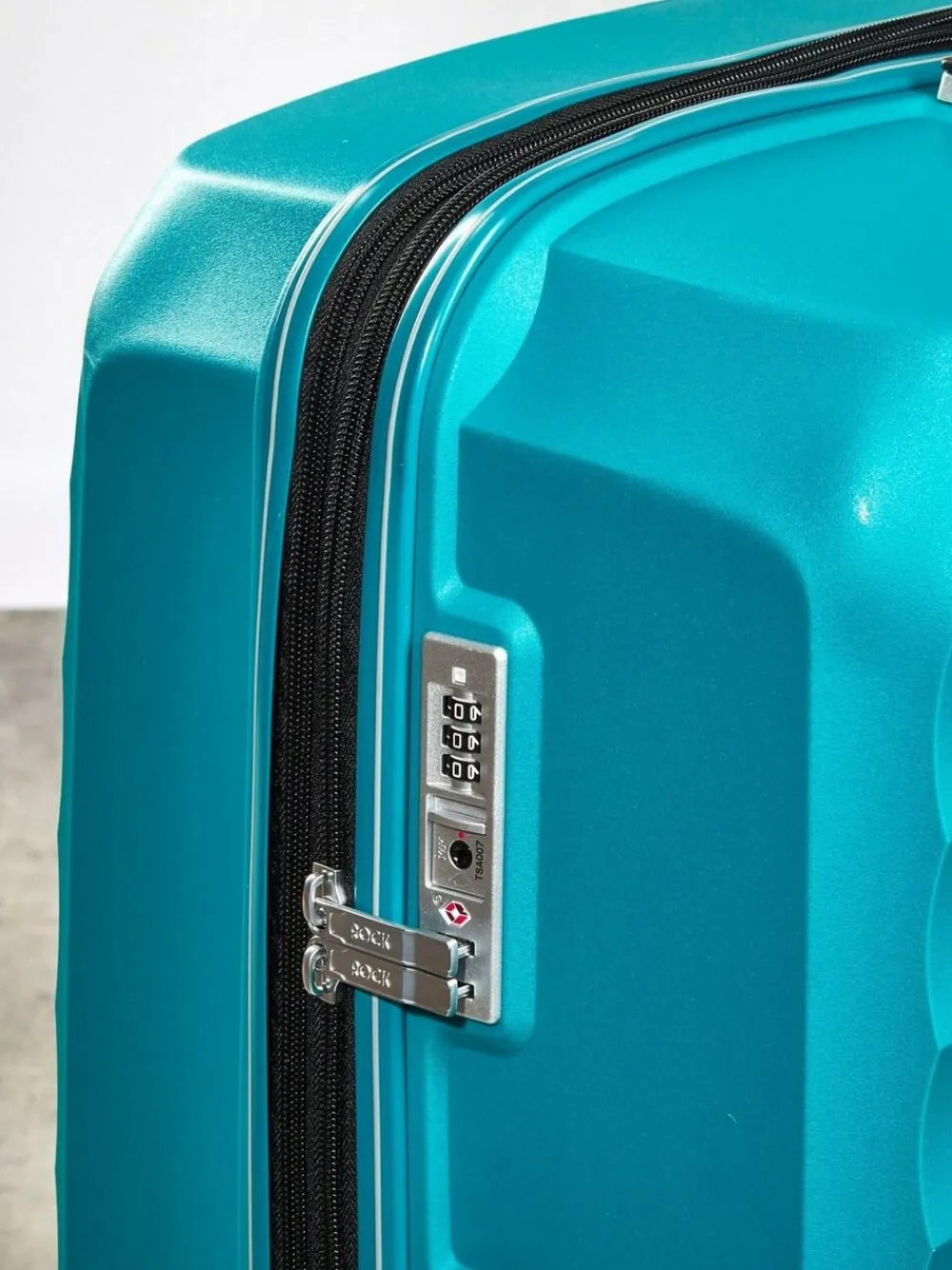 Hot Rock Luggage Sunwave Large Suitcase Blue