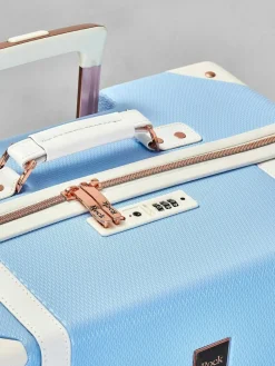 Online Rock Luggage Vintage Suitcases 3 Piece Set Blue