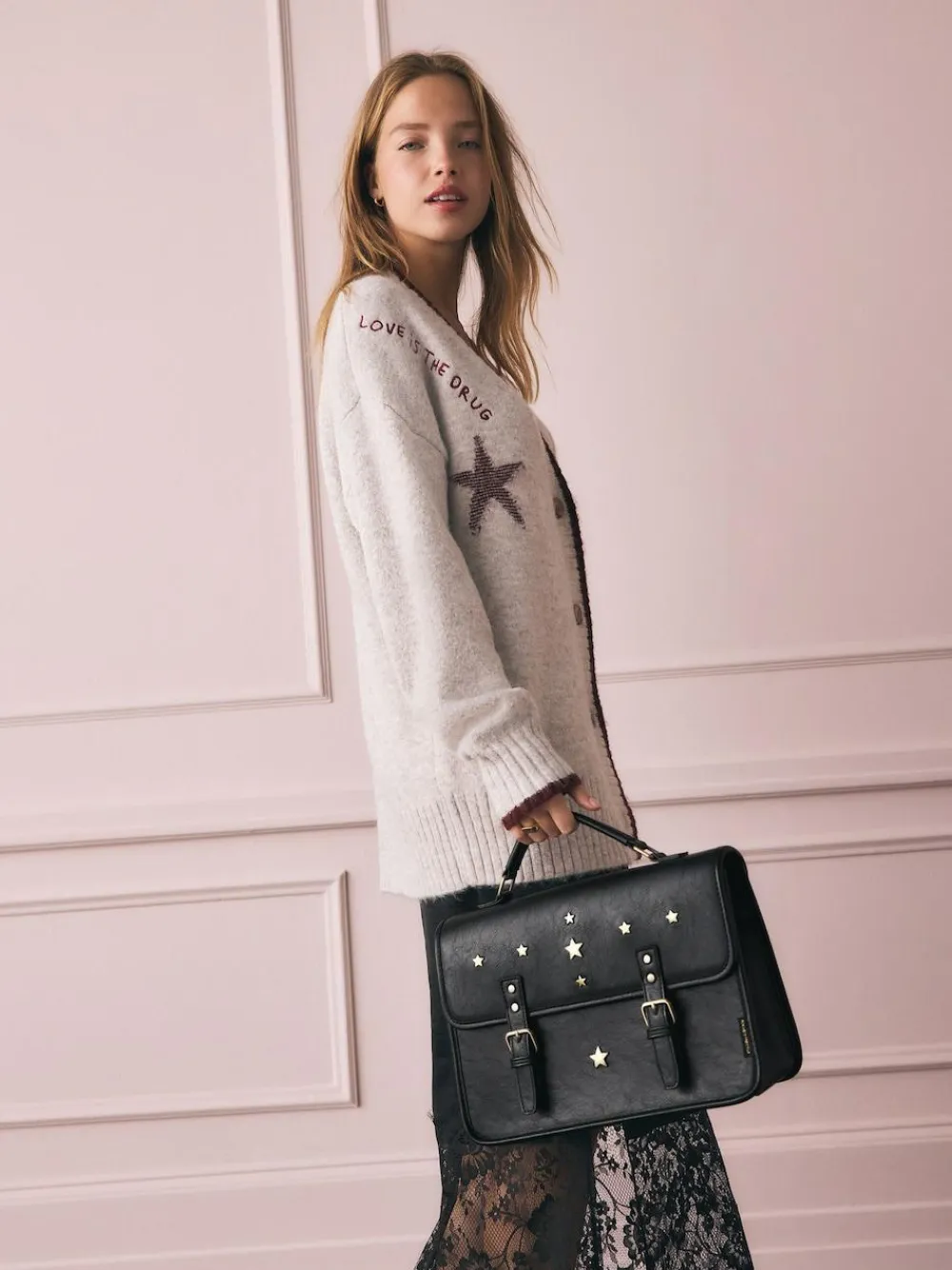 Rockett St George Black Satchel Multi Way Bag^Women Bags