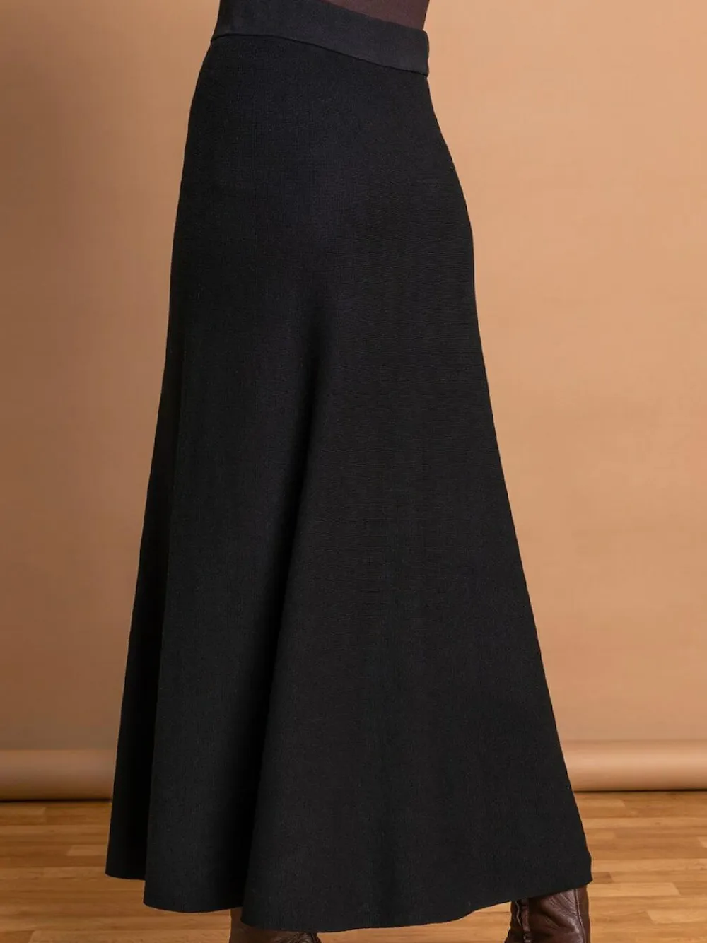 Roman Knitted Midi Stretch Skirt^Women Skirts