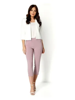 Outlet Roman 3/4 Sleeve Rochette Jacket Cream