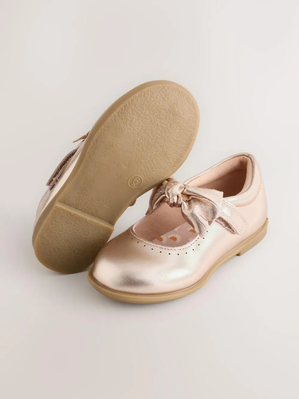 Next Bow Leather Touch Fastening Shoes^ Shoes