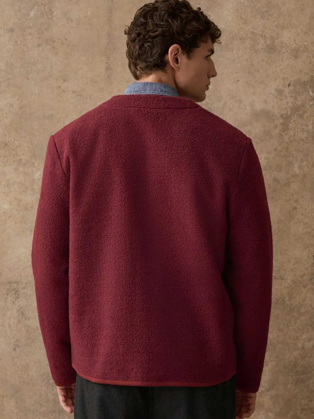 Next Wool Look Fleece Cardigan^ Loungewear
