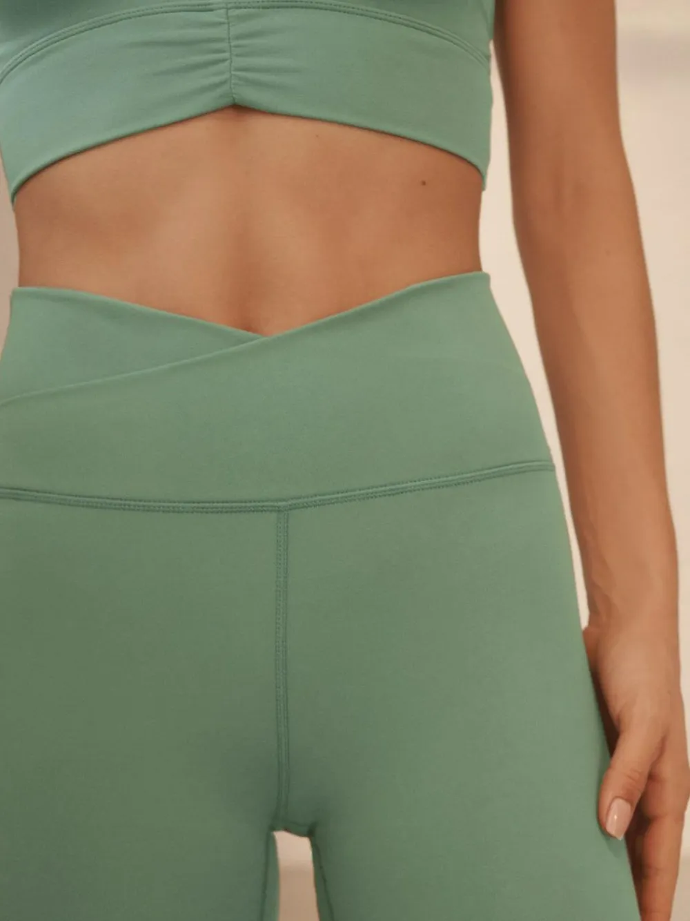 Next Balance Wrap Front Yoga Leggings^Women Sportswear|Leggings & Sweatpants