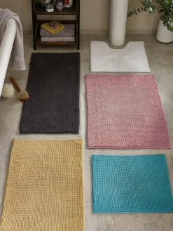 Next Sage Green Bobble Bath Mat^ Towels & Bathmats