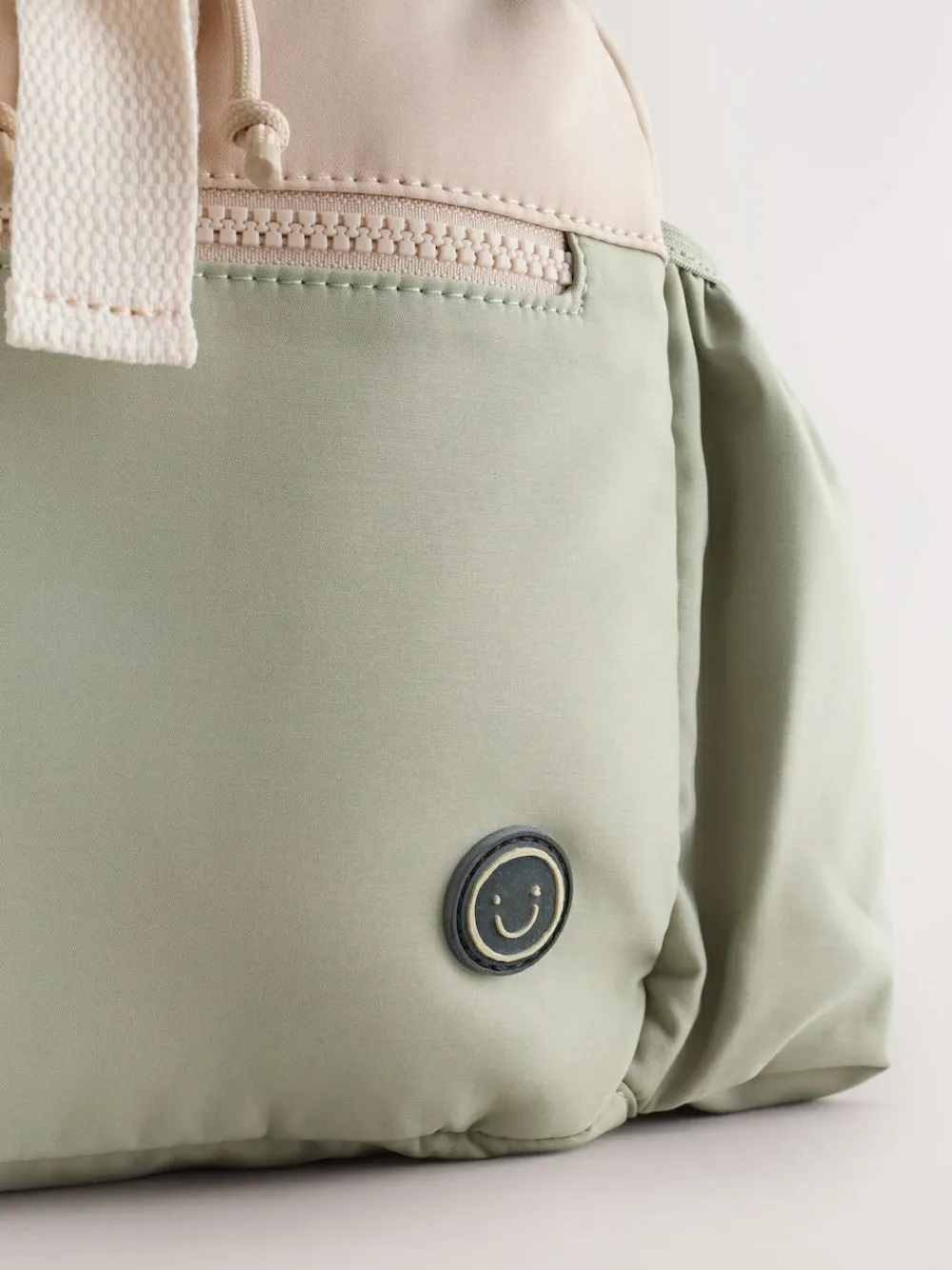 Hot Next Sage Green Colourblock Small Backpack