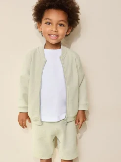 Next Jersey Bomber and Shorts Set (3mths-7yrs)^BOY Sweatshirts & Hoodies|Sets & Outfits