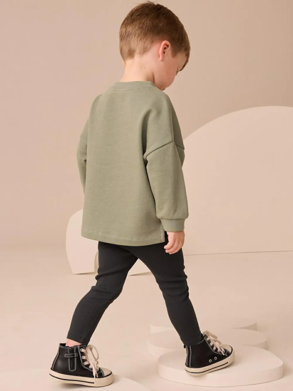 Outlet Next Long Sleeve Top and Leggings Set (3mths-7yrs) Sage Green