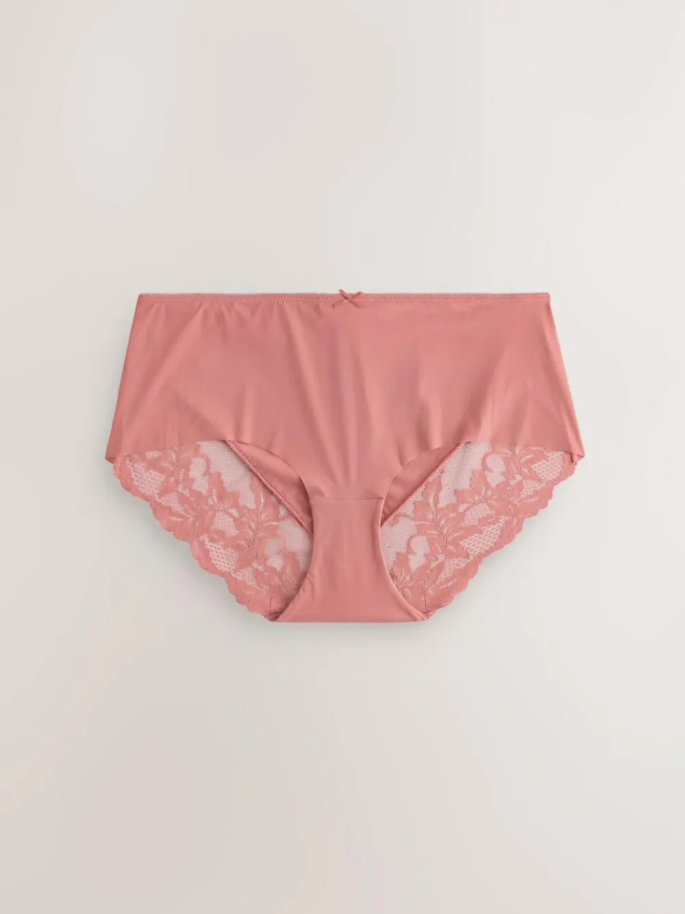 Next Sage Green Midi No VPL Lace Back Briefs 5 Pack^Women All Lingerie|Panties