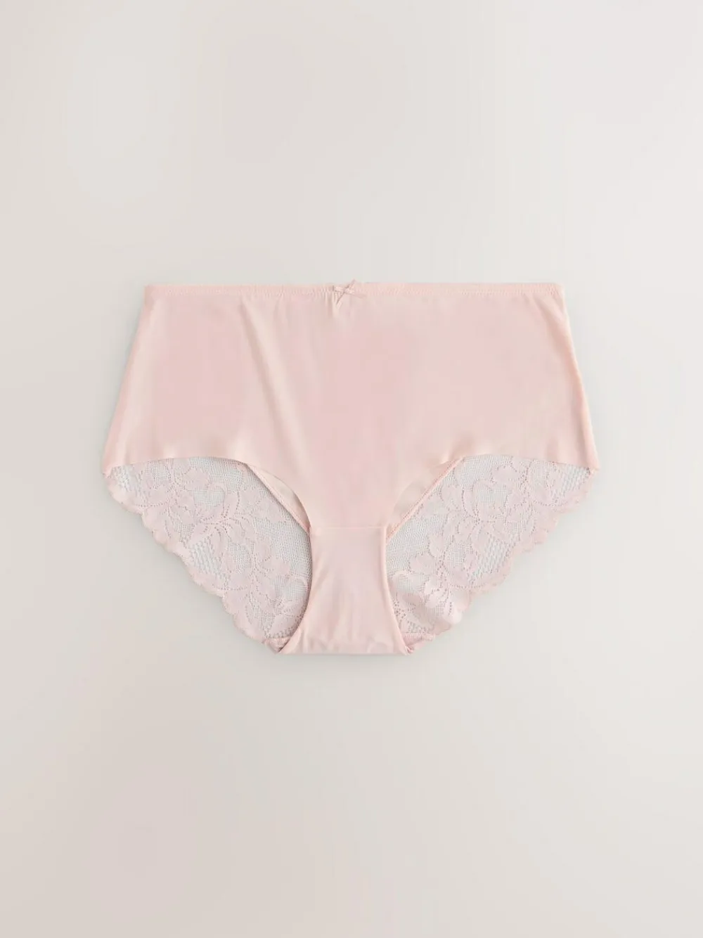 Next Sage Green Midi No VPL Lace Back Briefs 5 Pack^Women All Lingerie|Panties