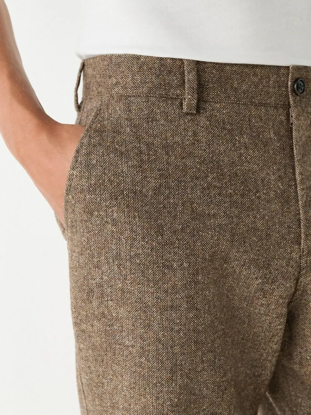 Next Relaxed Fit Wool Blend Suit Trousers^ Pants & Chinos