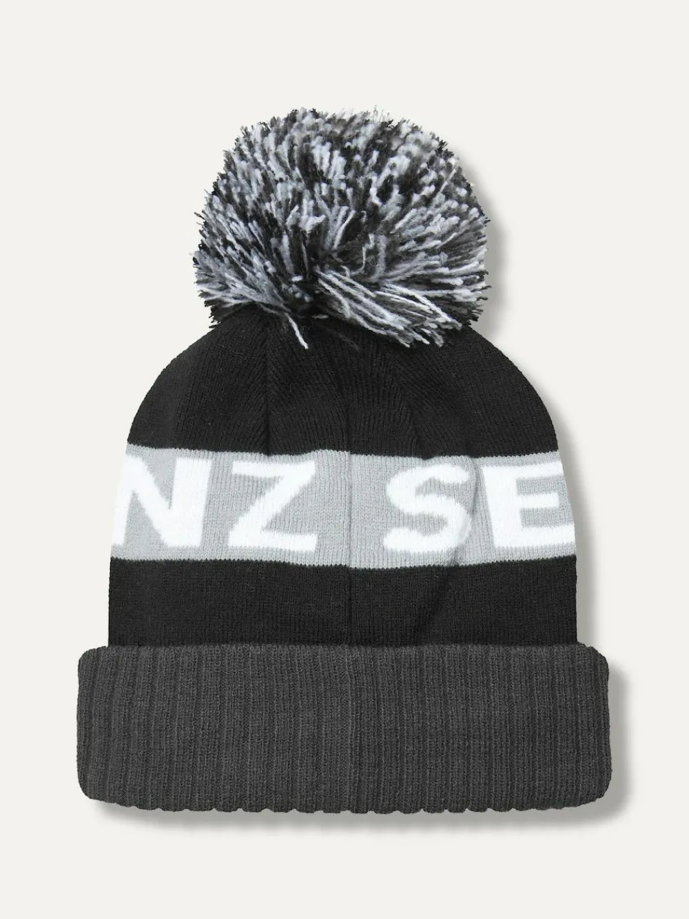 Sealskinz Foulden Water Repellent Cold Weather Bobble Hat Black
