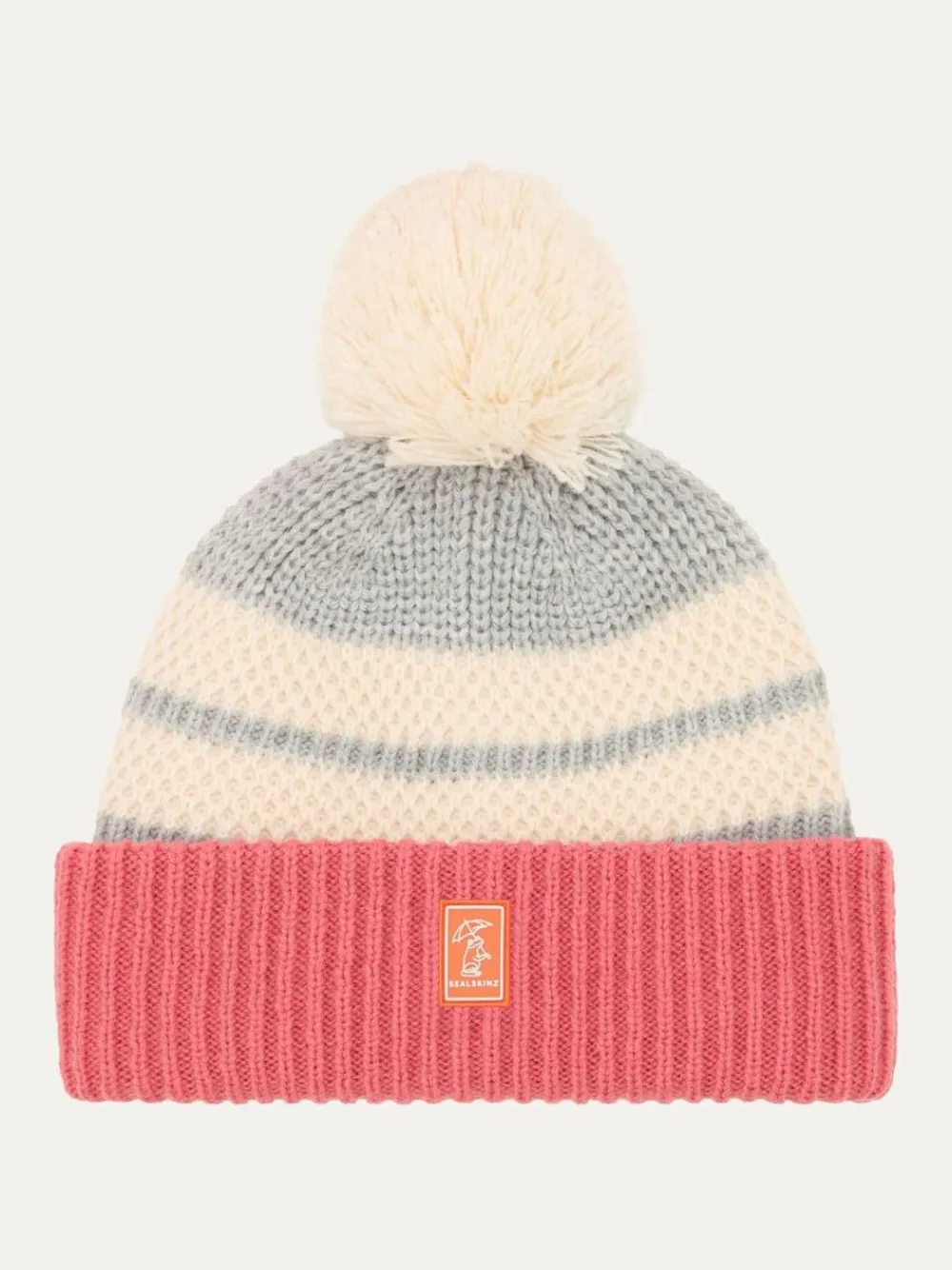 Outlet Sealskinz Kids Grey Pulham Waterproof Cold Weather Bobble Hat