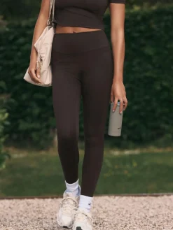 Discount self. Chocolate High Waist Leggings